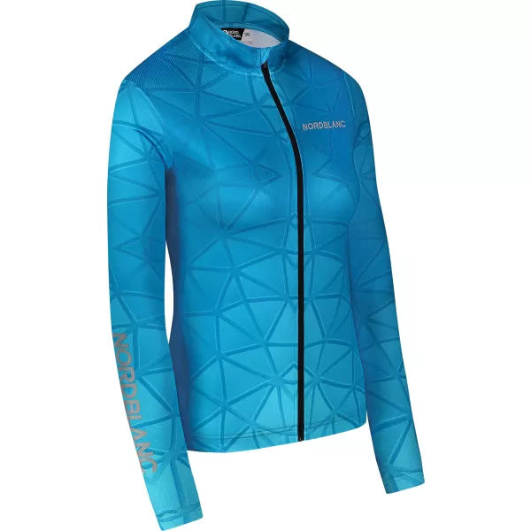  Dámsky cyklo dres NORDBLANC VELOFLOW NBSLF8105 TYRKYSOVÁ 