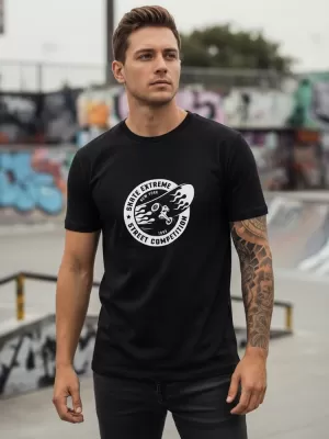 Pánske tričko DSTREET NX077R ČIERNA