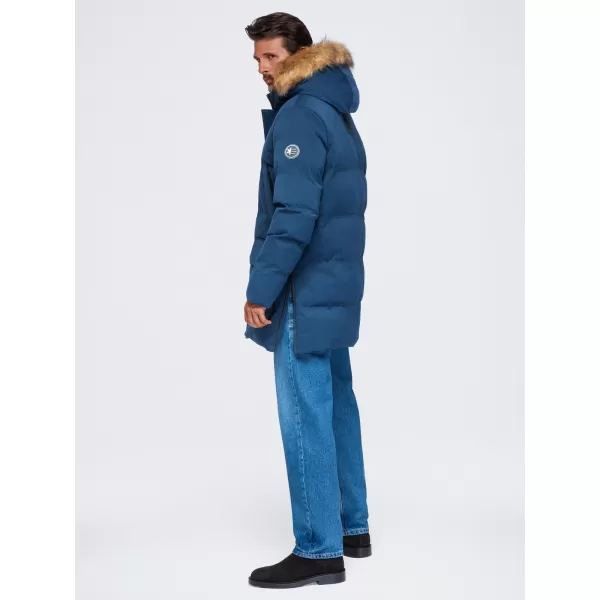  Pánska parka OMBRE OM-JALJ-0310 NAVY BLUE 