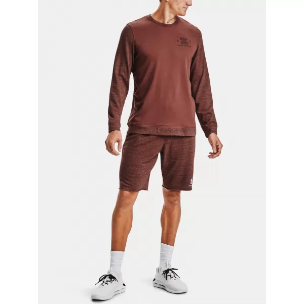  Pánska mikina UNDER ARMOUR SPORTSTYLE TERRY KO CREW 1357103-688 ČERVENÁ 