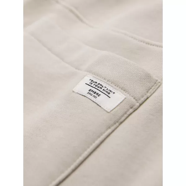  Pánske tepláky OMBRE OM-PABS-0305 LIGHT BEIGE 