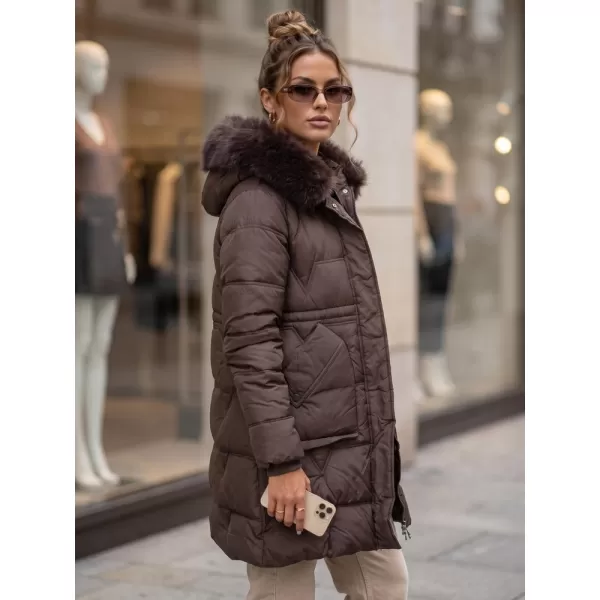  Dámska bunda DSTREET TY5822 HNEDÁ 