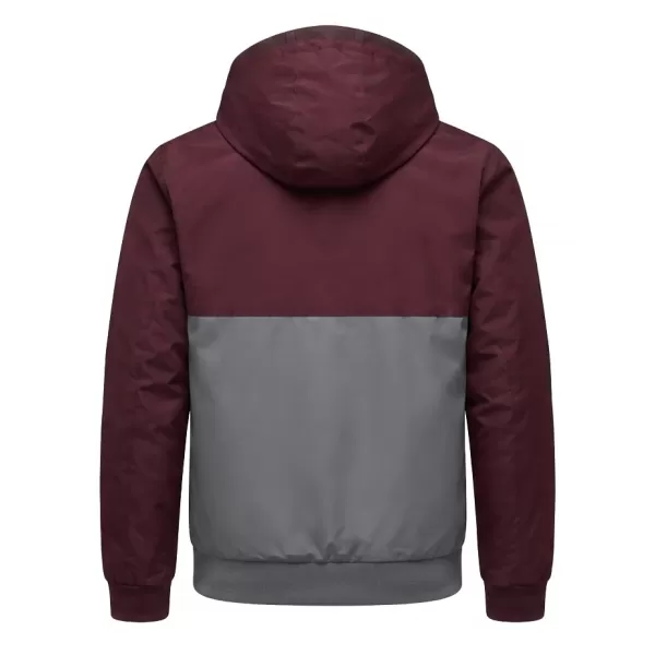  Pánska bunda OMBRE C584 BURGUNDY AND GREY 
