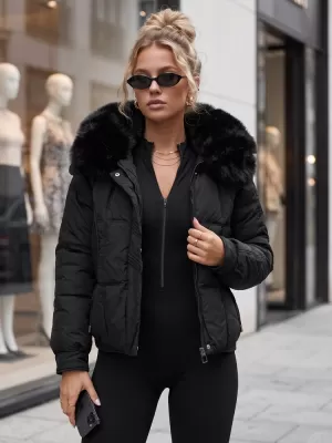 Dámska bunda DSTREET TY6037 ČIERNA