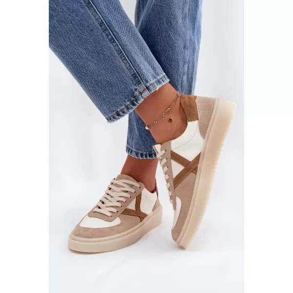  Dámske tenisky ZAZOO N1108S5/725/1098/771 BEIGE 