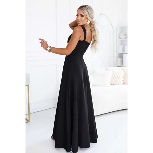  Dámske šaty NUMOCO 633-8 ČIERNA 