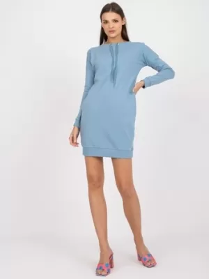 Dámske šaty BASIC FEEL GOOD AP-SK-A-006.73 LIGHT BLUE