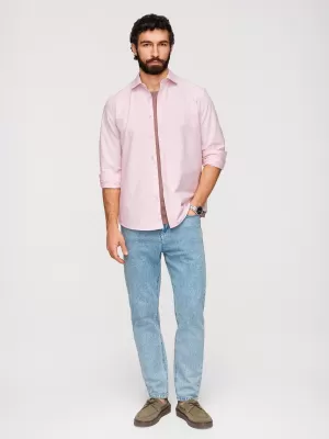 Pánska košeľa OMBRE K705 LIGHT PINK