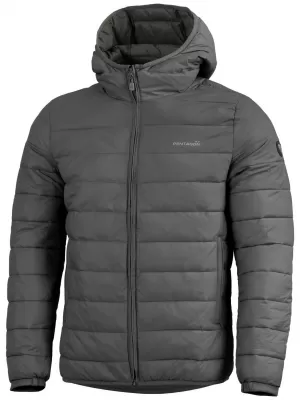 Pánska bunda PENTAGON AURORA 2.0 PUFFER HOODED JACKET K08048-2.0 CINDER GREY