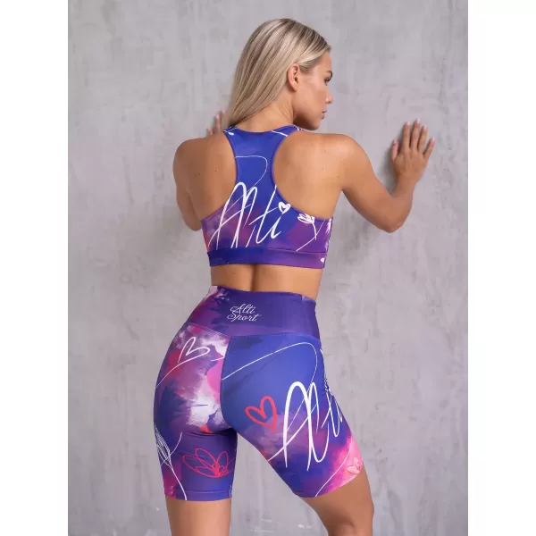  Dámske legíny nad kolená premium (nové veľkosti) ALTISPORT VOJ/ALW083LEG06 FIALOVÁ 