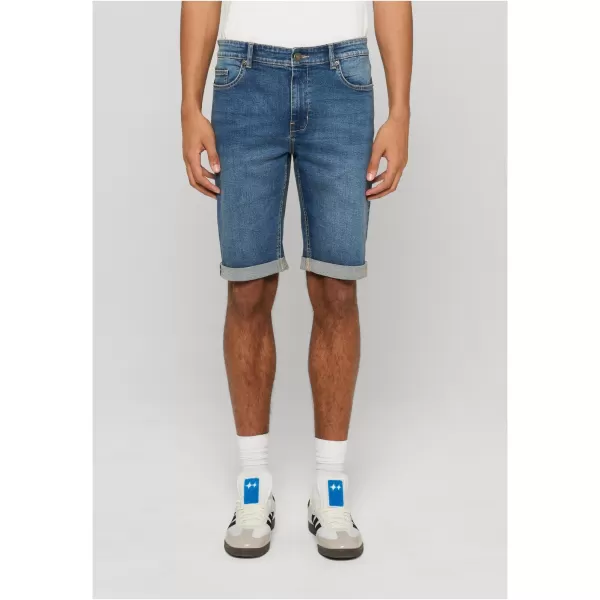 Pánske kraťasy URBAN CLASSICS TB8457 MID DEEP BLUE WASHED 