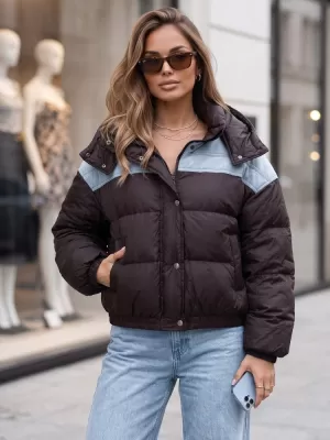 Dámska bunda DSTREET TY6088 HNEDÁ