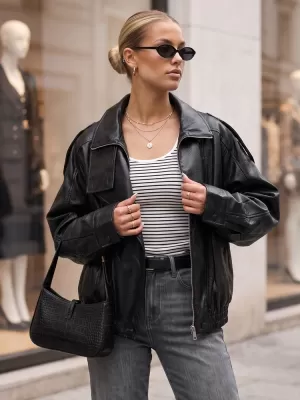 Dámska bunda DSTREET TY5960 ČIERNA