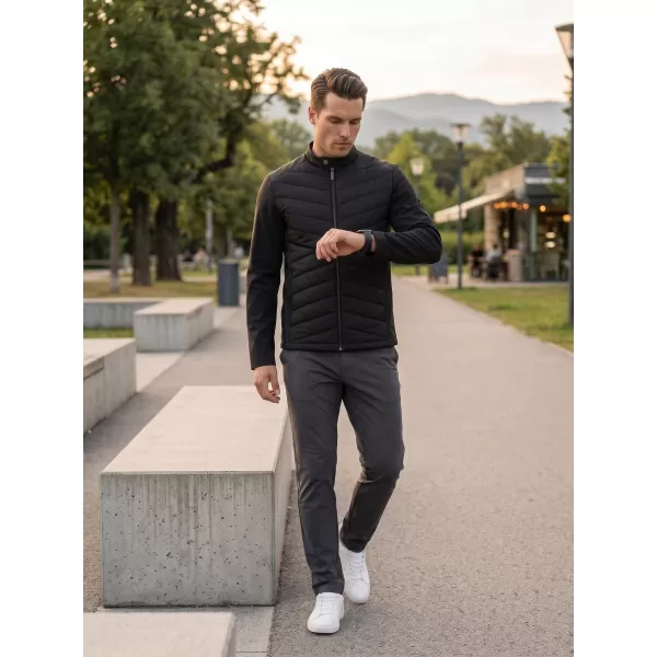  Pánska hybridná bunda MALFINI PREMIUM CROSS 555 ČIERNA 