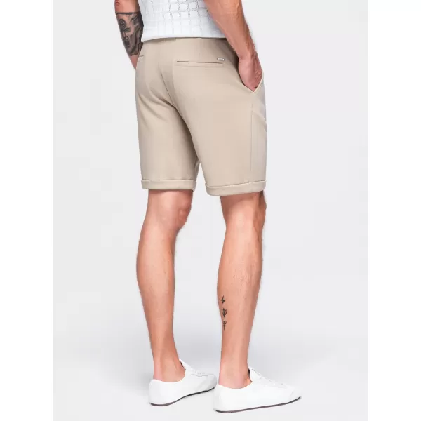  Pánske kraťasy OMBRE OM-SRCS-0206 BEIGE 