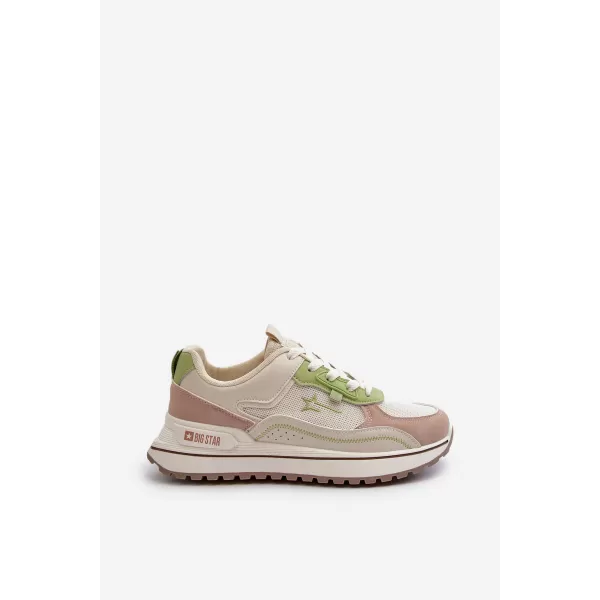  Dámske tenisky BIG STAR SHOES NN274A091 BEIGE 