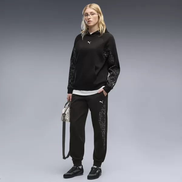  Dámska mikina PUMA SPORT ANIMAL STANDARD HOODIE FL 69400701 PUMA BLACK 