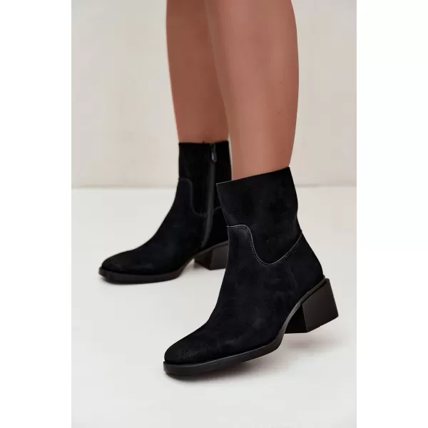  Dámske členkové topánky BOTO 9624 BLACK 