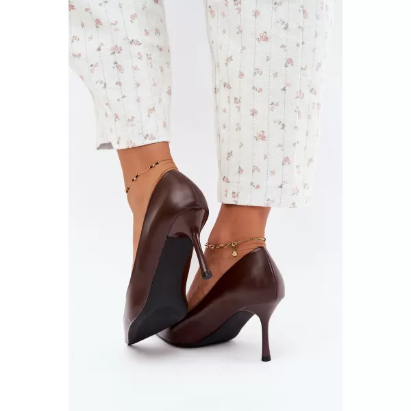  Dámske lodičky BOTO D-1295 BROWN 
