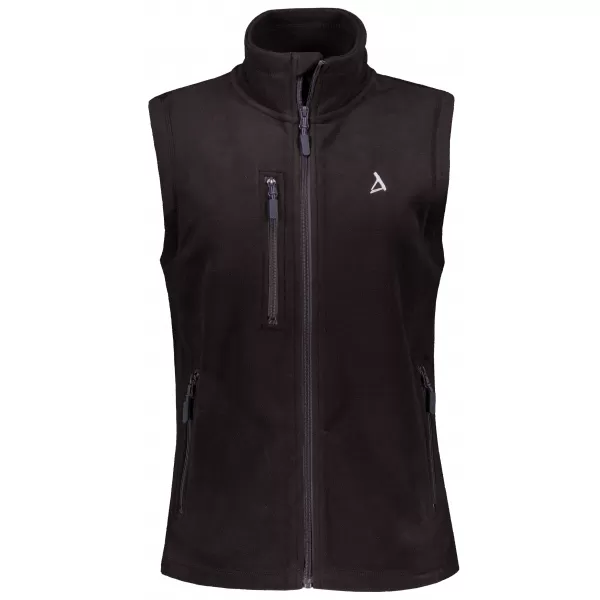  Dámska fleece vesta ALTISPORT ALW002525 ČIERNA 