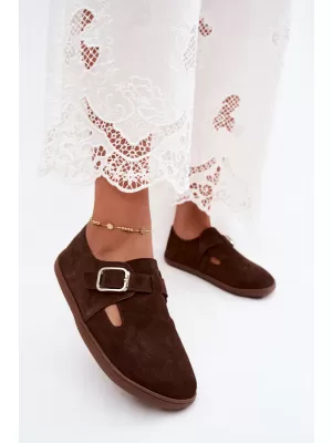 Dámske poltopánky BOTO JH578 BROWN