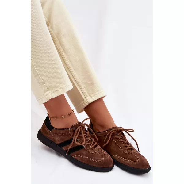  Dámske tenisky BOTO GD-XF-164 BROWN/BLACK 