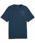 Pánske tričko PUMA GRAPHICS RELAXED STACKED TEE 69436836 MIDNIGHT PETROL