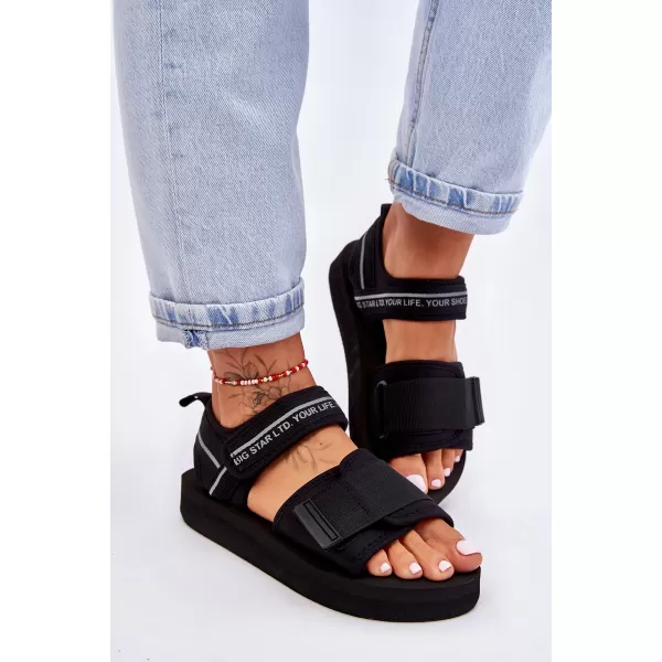  Dámske sandále BIG STAR SHOES LL274784 BLACK 