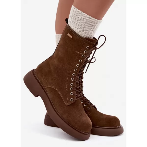  Dámske topánky BIG STAR SHOES UU274611 BROWN/BEIGE 
