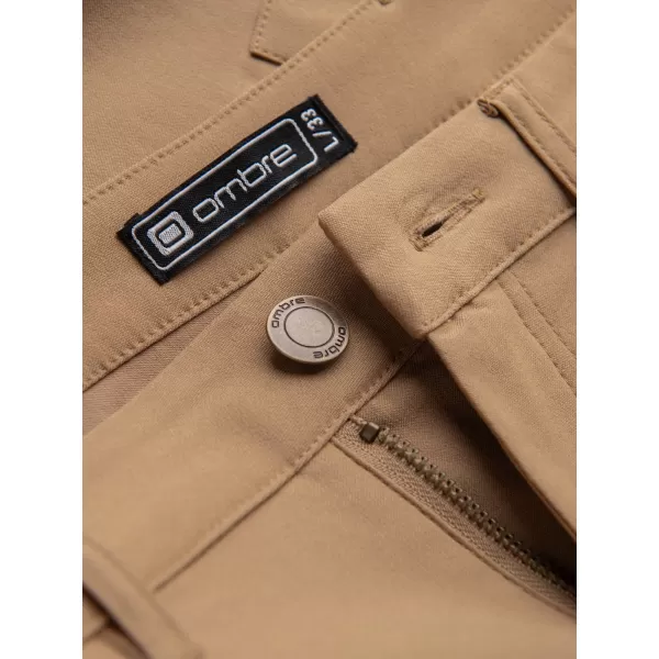 Pánske nohavice OMBRE P1515 LIGHT BROWN 