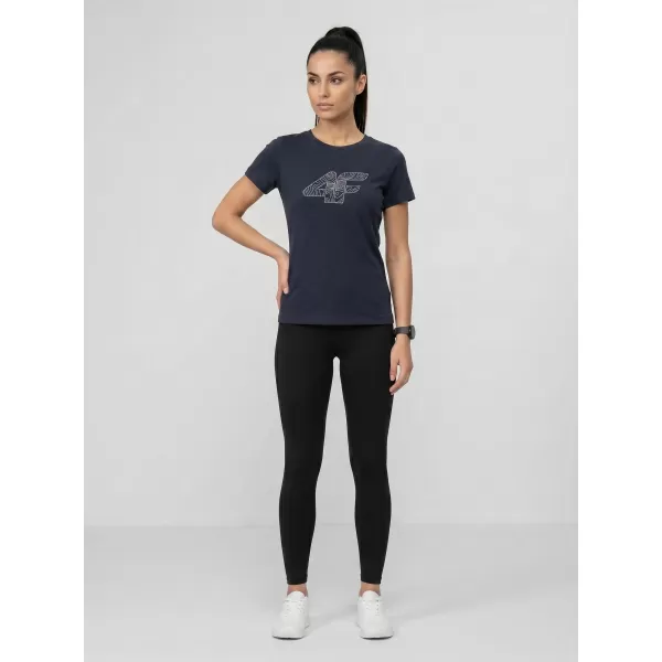  Dámske tričko 4F WMM00TTSHF3309 NAVY 