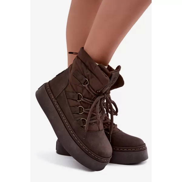  Dámske topánky BIG STAR SHOES UU274191 BROWN/BEIGE 