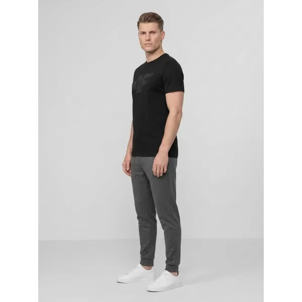  Pánske tričko 4F WMM00TTSHM3342 DEEP BLACK 