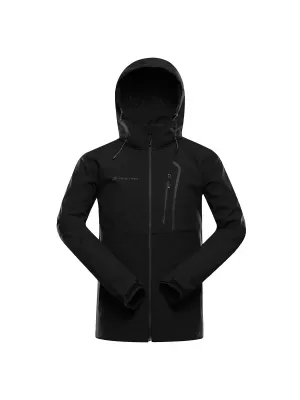 Pánska softshellová bunda ALPINE PRO GEDER BLACK