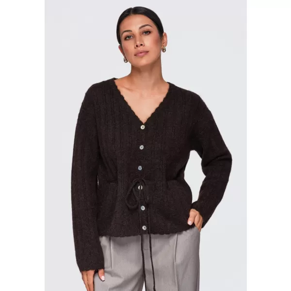  Dámsky sveter OMBRE OW-SW-E0012 BROWN 