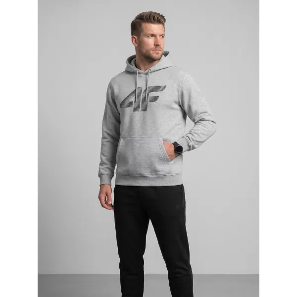  Pánska mikina 4F WMM00TSWSM2548 COLD LIGHT GREY MELANGE 