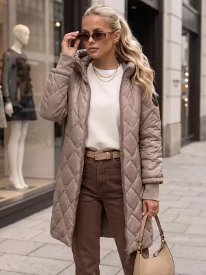 Dámska bunda DSTREET TY5866 BÉŽOVÁ