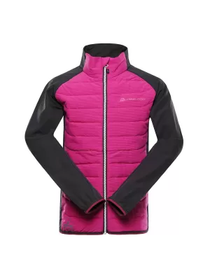 Detská bunda ALPINE PRO GERLO FUCHSIA RED
