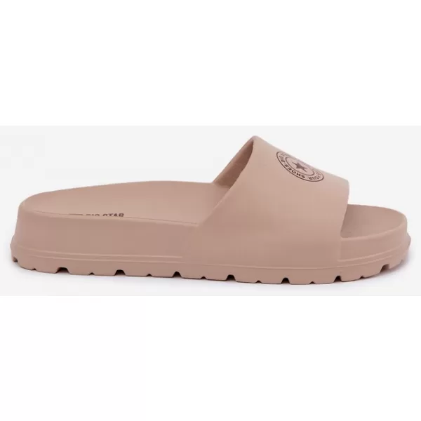  Dámske šľapky BIG STAR SHOES UU274074 SHADES OF BROWN AND BEIGE 