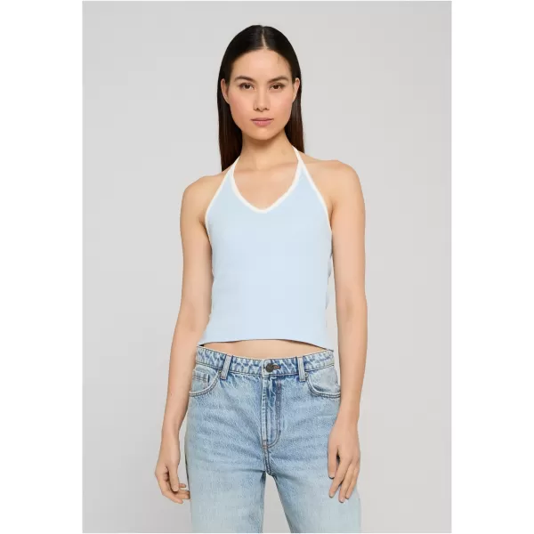  Dámsky top URBAN CLASSICS TB8352-21550 FREEZE BLUE 