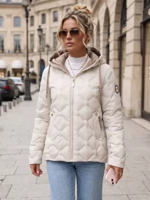 Dámska bunda DSTREET TY5884 SVETLO ŠEDÁ