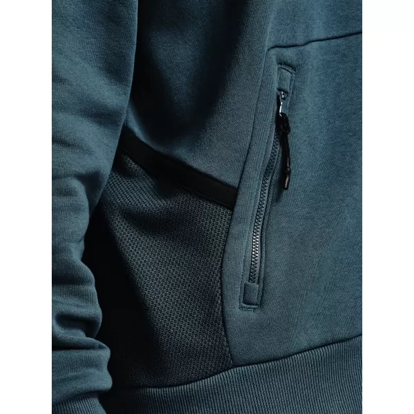  Pánska mikina UNDER ARMOUR RIVAL FLEECE AMP FZ HD 1357113-467 MODRÁ 