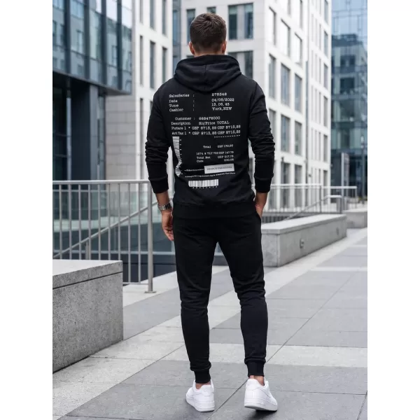  Pánska súprava DSTREET AX0685 ČIERNA 
