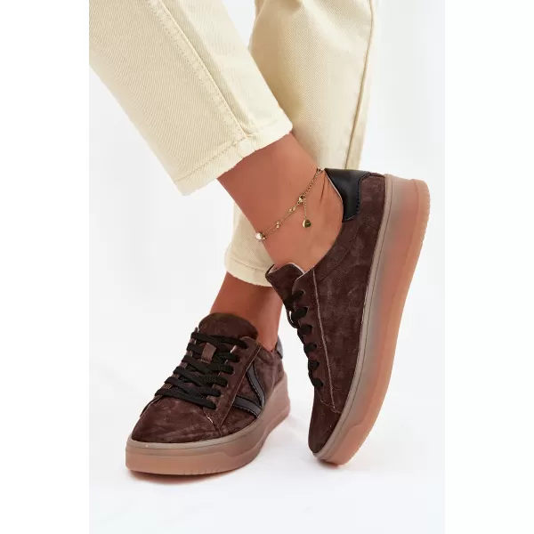  Dámske tenisky VINCEZA 79597 BROWN 