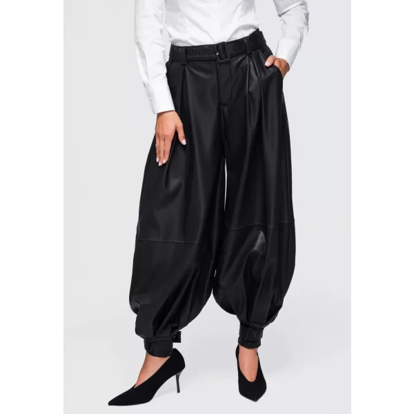  Dámske nohavice OMBRE OW-PA-E0022 BLACK 