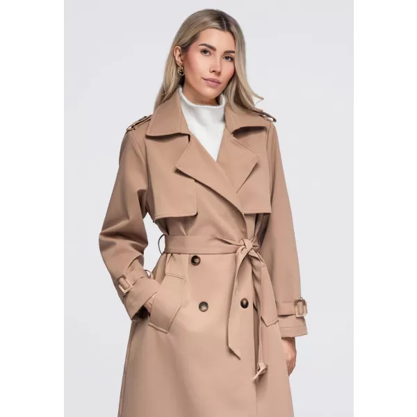  Dámsky kabát OMBRE OW-CT-E0003 BEIGE 