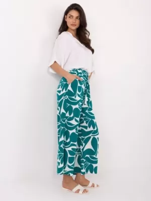 Dámske nohavice SUBLEVEL D73771M62237F DARK GREEN