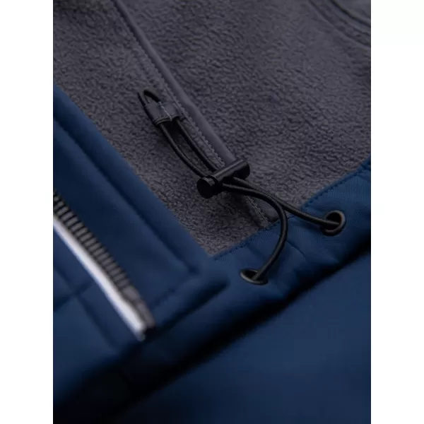  Pánska softshellová bunda OMBRE OM-JANP-0292 NAVY BLUE 