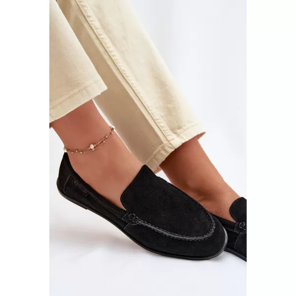  Dámske mokasíny BIG STAR SHOES TT274209 BLACK 