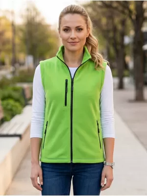 Dámska fleece vesta MALFINI EXIT W-525 APPLE GREEN